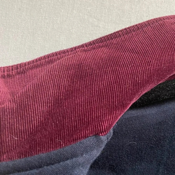 Ted Baker Quilted Jersey Cotton Navy Elbow Patches Bomber Jacket Sz 4(Sz M) - Picture 6 of 13